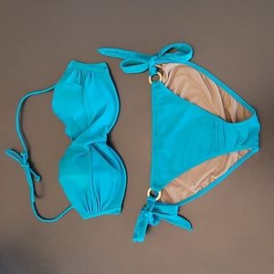 Victoria's Secret Ocean Blue bikini (M/ 34C)